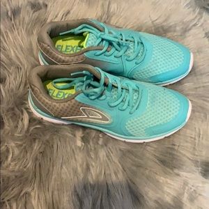 Turquoise sneakers
